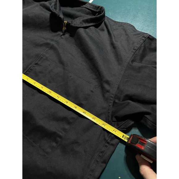 VTG 1991 French Police Dog Handler Bomber Jacket J. Veyrier Black 100L DMC Zip - Picture 15 of 16